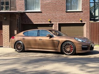 2013 Porsche Panamera Turbo Executive I Рестайлинг, коричневый, 2980000 рублей, вид 4