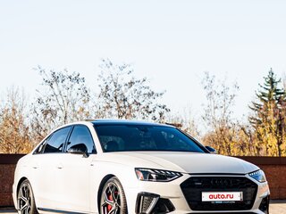2021 Audi A4 45 TFSI V (B9) Рестайлинг, белый, 3650000 рублей, вид 1