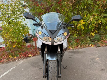 2013 Kawasaki ER-4F (Ninja 400R), серый, 319000 рублей, вид 2