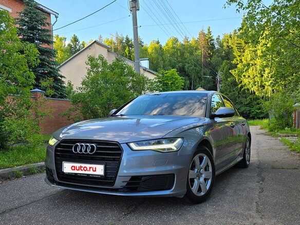 2016 Audi A6 IV (C7) Рестайлинг, серый - вид 1