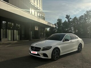 2018 Mercedes-Benz C-Класс 200 IV (W205) Рестайлинг, белый, 3350000 рублей, вид 2