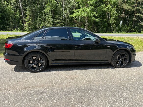 2019 Audi A4 V (B9), чёрный - вид 5