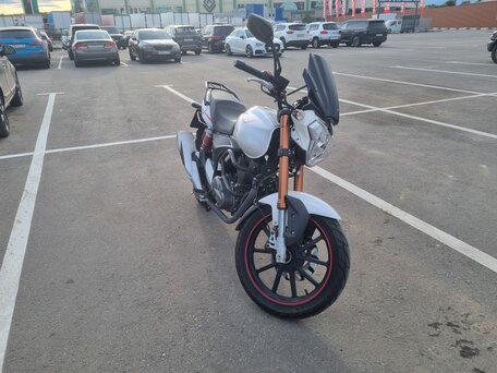 2014 Stels Flame 200, белый, 145000 рублей, вид 5
