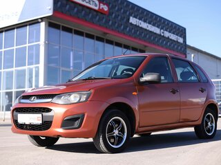 2013 Lada (ВАЗ) Kalina II, оранжевый, 319060 рублей, вид 1
