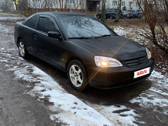 2003 Honda Civic VII Рестайлинг, чёрный, 400000 рублей - вид 7