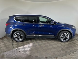 2019 Hyundai Santa Fe IV, синий, 2650000 рублей, вид 4