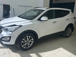 2013 Hyundai Santa Fe III, белый, 1700000 рублей, вид 4