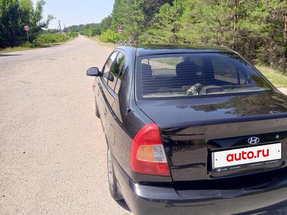 2008 Hyundai Accent ТагАЗ II, чёрный, 600000 рублей - вид 12