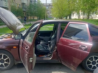 2011 Lada (ВАЗ) Priora I, пурпурный, 245000 рублей, вид 1