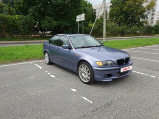 2004 BMW 3 серии 330xi IV (E46) Рестайлинг, синий, 650000 рублей, вид 3