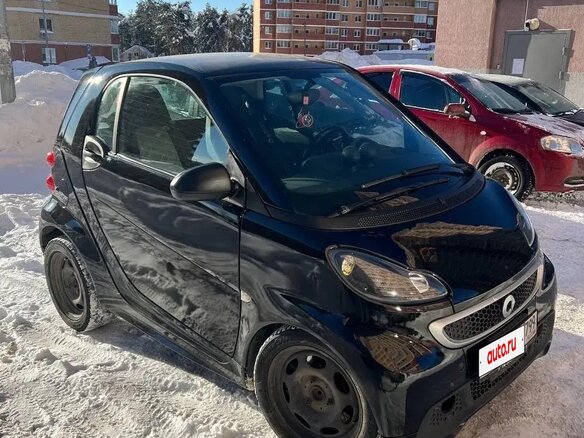 2008 Smart Fortwo II, чёрный, 630000 рублей - вид 1