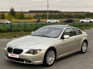 2005 BMW 6 серии 645i II (E63/E64), серебристый, 1150000 рублей, вид 1
