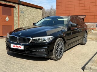 2018 BMW 5 серии 520d xDrive VII (G30/G31/G38), чёрный, 2780000 рублей, вид 3