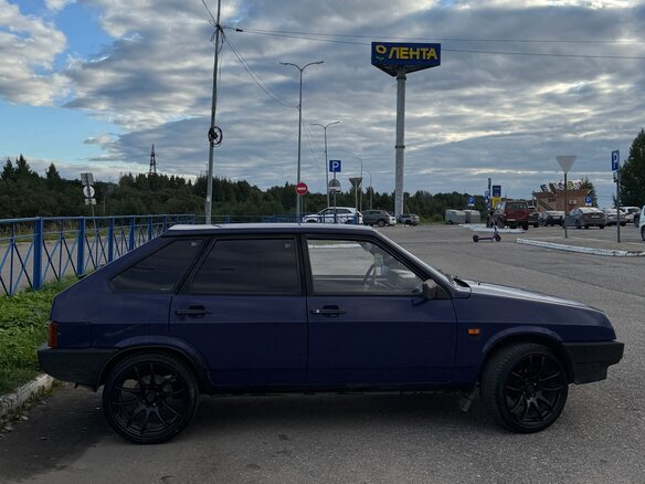 1998 Lada (ВАЗ) 2109, синий, 320000 рублей - вид 4
