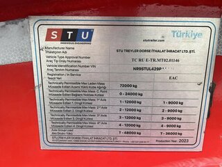 2023 STU Trailer STUL429, красный, 6700000 рублей, вид 3