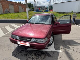 1991 Mazda 626 III (GD), красный, 140000 рублей, вид 1