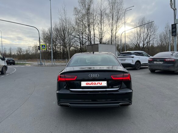 2015 Audi A6 IV (C7) Рестайлинг, чёрный - вид 7