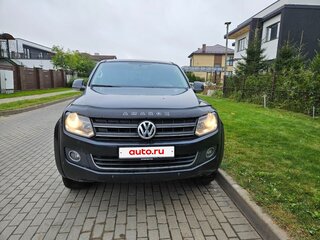 2013 Volkswagen Amarok Double Cab full-time I, чёрный, 1545000 рублей, вид 2