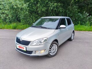 2013 Skoda Fabia II Рестайлинг, серебристый, 630000 рублей, вид 2