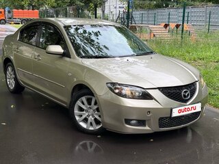 2007 Mazda 3 I (BK) Рестайлинг, золотистый, 375000 рублей, вид 3