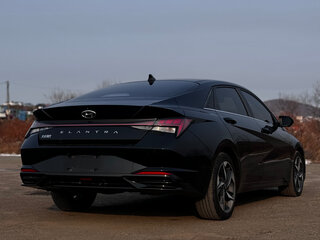 2022 Hyundai Elantra VII (CN7), чёрный, 1400000 рублей, вид 3