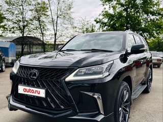 2018 Lexus LX 570 III Рестайлинг 2, чёрный, 9300000 рублей, вид 2