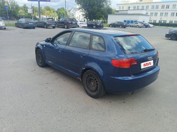 2005 Audi A3 II (8P) Рестайлинг 1, синий, 500000 рублей - вид 5