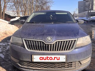 2018 Skoda Rapid I Рестайлинг, синий, 1350000 рублей, вид 1