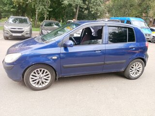 2008 Hyundai Getz I Рестайлинг, синий, 380000 рублей, вид 4