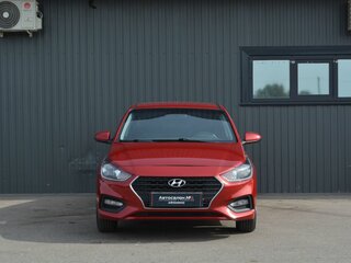 2017 Hyundai Solaris II, красный, 974999 рублей, вид 3