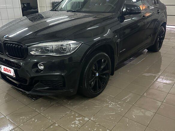 2019 BMW X6 40d II (F16), чёрный, 5500000 рублей