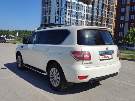 2014 Nissan Patrol VI (Y62) Рестайлинг, белый, 2550000 рублей, вид 5