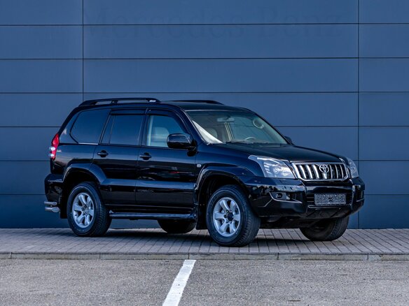 2005 Toyota Land Cruiser Prado 5-speed 120 Series, чёрный, 1495000 рублей - вид 2