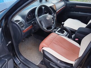2007 Hyundai Santa Fe II, чёрный, 950000 рублей, вид 4