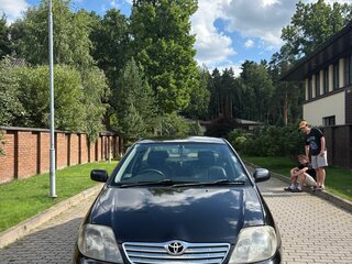 2003 Toyota Corolla IX (E120, E130), чёрный, 450000 рублей, вид 2
