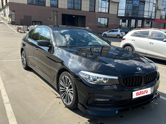 2017 BMW 5 серии 520d VII (G30/G31/G38), чёрный, 3100000 рублей - вид 8