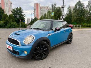 2013 Mini Hatch Cooper S II (R56) Рестайлинг, синий, 1480000 рублей, вид 1