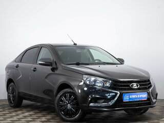 2016 Lada (ВАЗ) Vesta I, чёрный, 729000 рублей, вид 1