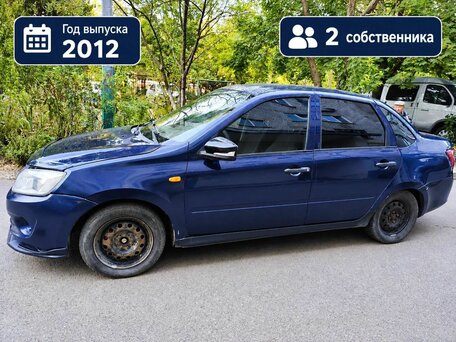 2012 Lada (ВАЗ) Granta I, синий, 220000 рублей, вид 5