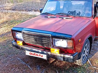 1987 Lada (ВАЗ) 2107, красный, 130000 рублей, вид 2