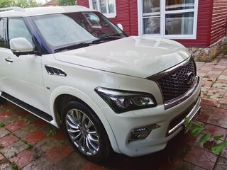 2014 Infiniti QX80 I Рестайлинг, белый, 3180000 рублей, вид 2