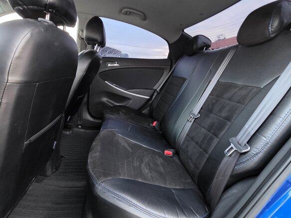 2012 Hyundai Solaris I, синий, 815000 рублей - вид 19