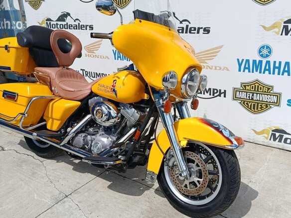 2004 Harley-Davidson Electra Glide, жёлтый, 520000 рублей - вид 11