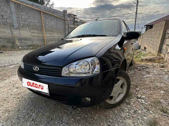 2012 Lada (ВАЗ) Kalina I, чёрный, 390000 рублей - вид 1
