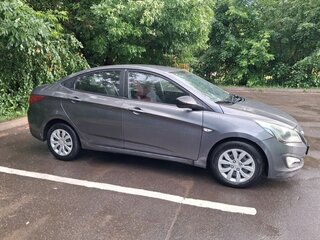 2016 Hyundai Solaris I Рестайлинг, серый, 590000 рублей, вид 2