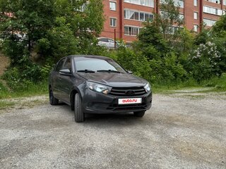 2022 Lada (ВАЗ) Granta I Рестайлинг, серый, 620000 рублей, вид 3