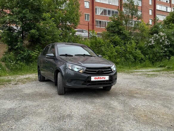 2022 Lada (ВАЗ) Granta I Рестайлинг, серый, 620000 рублей - вид 2