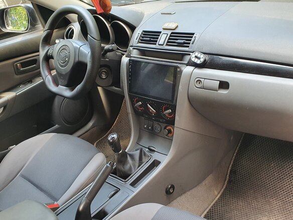 2008 Mazda 3 I (BK) Рестайлинг, серый, 360000 рублей - вид 6