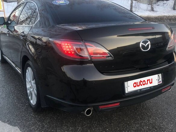 2008 Mazda 6 II (GH), чёрный, 910000 рублей - вид 5