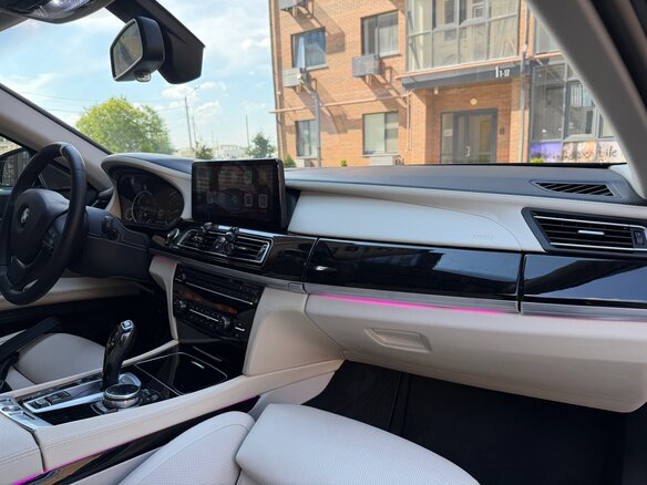 2012 BMW 7 серии Long 740Li xDrive V (F01/F02/F04) Рестайлинг, синий, 1900000 рублей - вид 27